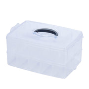 Simthread 2 Layers Plastic Storage Box 20 Grids - Simthread - High Quality Machine Embroidery Thread Supplier