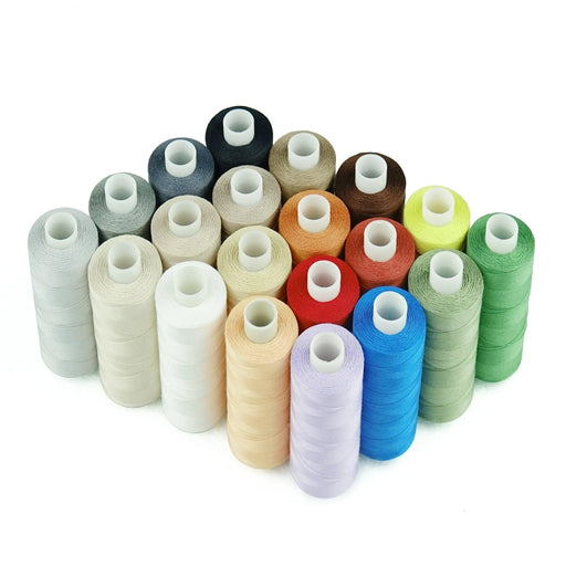 Simthread 20 Colors 550 Yards Each All Purposes Cotton Sewing/ Quilting Thread 50s/3 (30wt) Simthread LLC