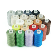 Simthread 20 Colors Cotton Sewing Thread 500M C550Y20C01 - Simthread - High Quality Machine Embroidery Thread Supplier