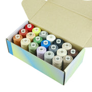 Simthread 20 Colors Cotton Sewing Thread 500M C550Y20C01 - Simthread - High Quality Machine Embroidery Thread Supplier