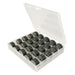 Simthread 25pcs Size A / Class 15 / SA 156 Plastic Sided Prewound Bobbins Thread 60wt - Simthread - High Quality Machine Embroidery Thread Supplier
