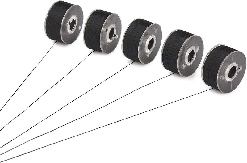 Simthread 25pcs Size A / Class 15 / SA 156 Plastic Sided Prewound Bobbins Thread 90wt Cotton Feel - Simthread - High Quality Machine Embroidery Thread Supplier