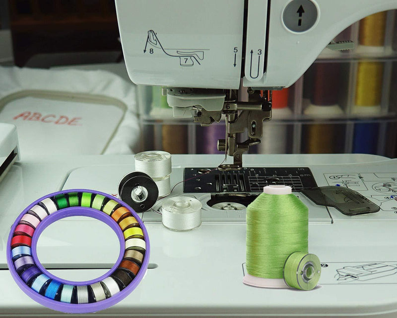 Simthread 27 Colors Trilobal Embroidery Thread with — Simthread - High ...