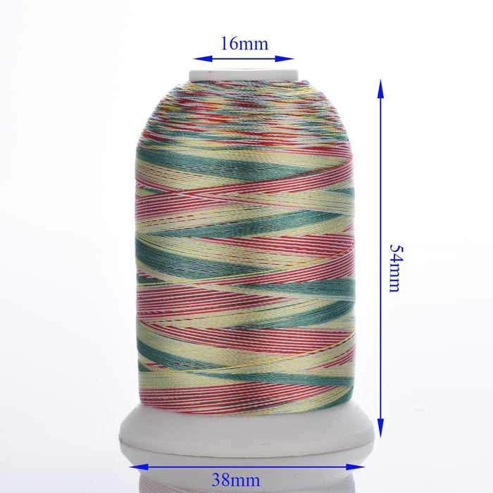 Simthread 28 Variegated Colors Embroidery Thread Set 1000M Simthread LLC