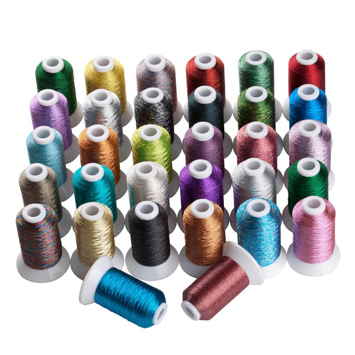 Simthread 32 Colors Metallic Thread 500M Simthread LLC