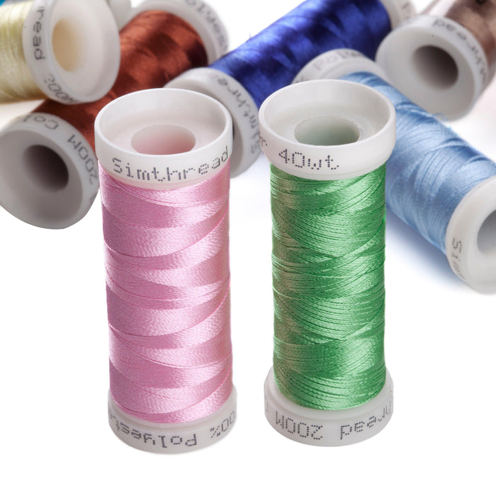 Simthread 32/63 Colors Embroidery Thread Kit 300M — Simthread - High ...
