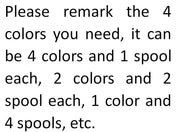 Simthread 4 Spools 5000M Embroidery Machine Thread - Multiple Color Options - Simthread - High Quality Machine Embroidery Thread Supplier