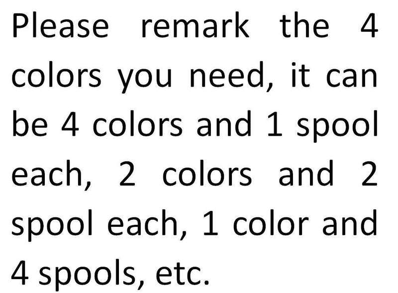 Simthread 4 Spools 5000M Embroidery Machine Thread - Multiple Color Options - Simthread - High Quality Machine Embroidery Thread Supplier