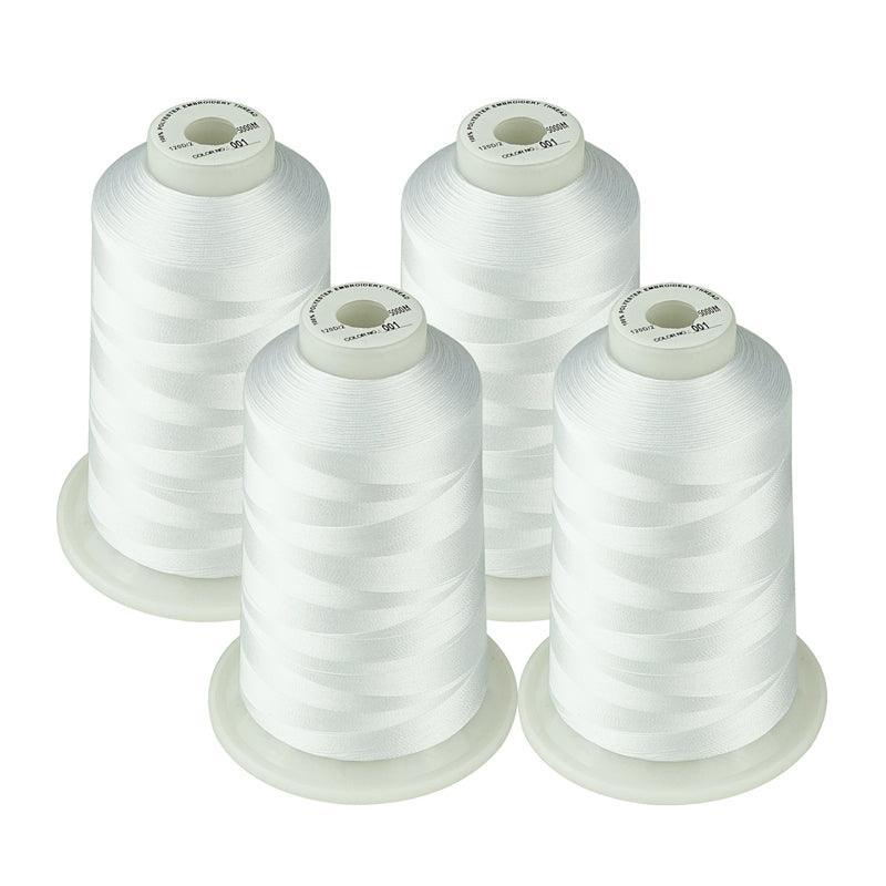 Simthread 4 Spools 5000M Embroidery Machine Thread - Multiple Color Options - Simthread - High Quality Machine Embroidery Thread Supplier