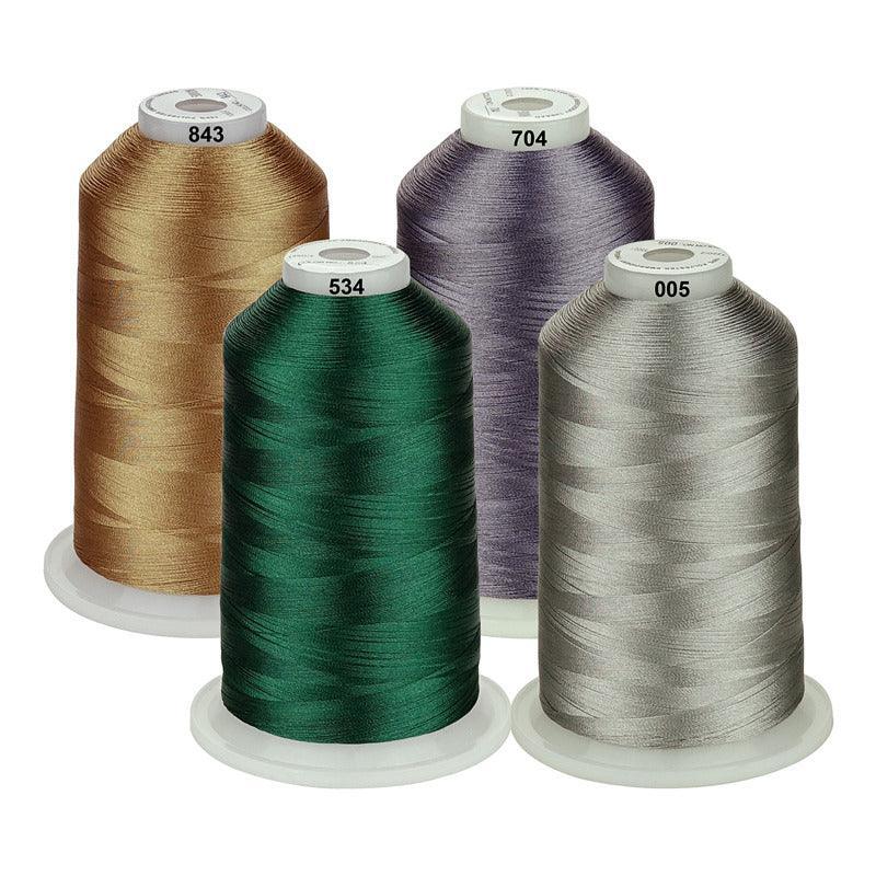 Simthread 4 Spools 5000M Embroidery Machine Thread - Multiple Color Options - Simthread - High Quality Machine Embroidery Thread Supplier