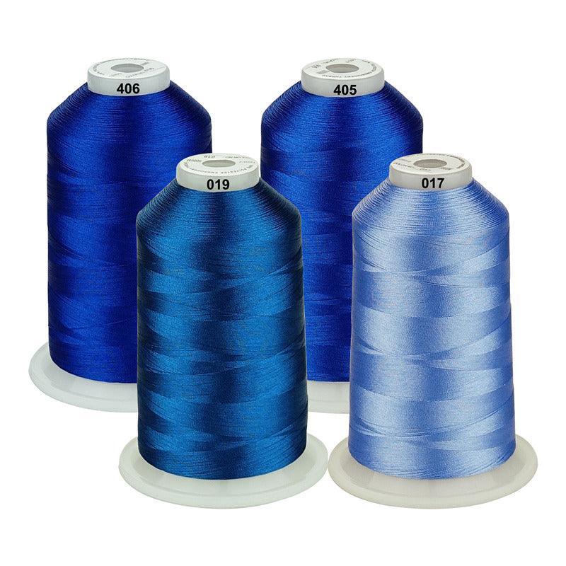 Simthread 4 Spools 5000M Embroidery Machine Thread - Multiple Color Options - Simthread - High Quality Machine Embroidery Thread Supplier