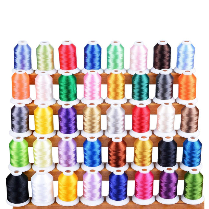 Simthread 40 Colors Sewing Embroidery Thread Kit 1000M — Simthread - High  Quality Machine Embroidery Thread Supplier