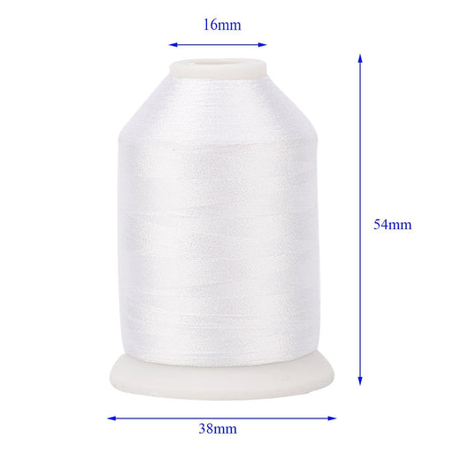 Simthread Transparent invisible thread size .004 Clear White Black Monofilament  Sewing Thread 1500 Yards mini-king Spools