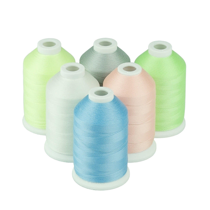 Simthread 5/6 Colors Luminous Embroidery Thread Simthread LLC