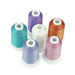 Simthread 6 Colors Metallic Emboridery Thread Kit - 500M Simthread LLC