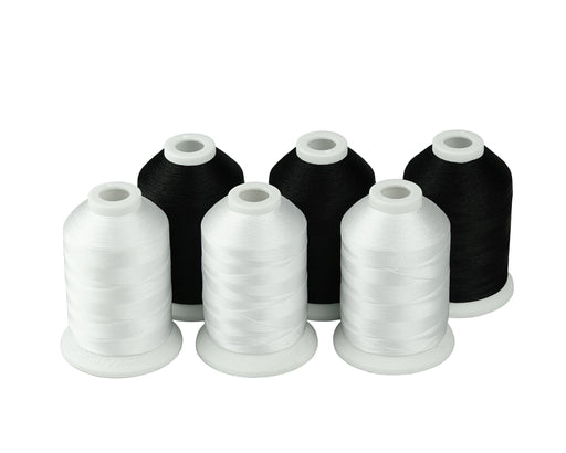 Simthread 6 Spools Embroidery Thread Kit - 1000M Simthread LLC