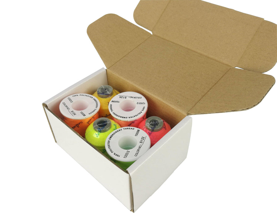 Simthread 6 Spools Embroidery Thread Kit - 1000M Simthread LLC