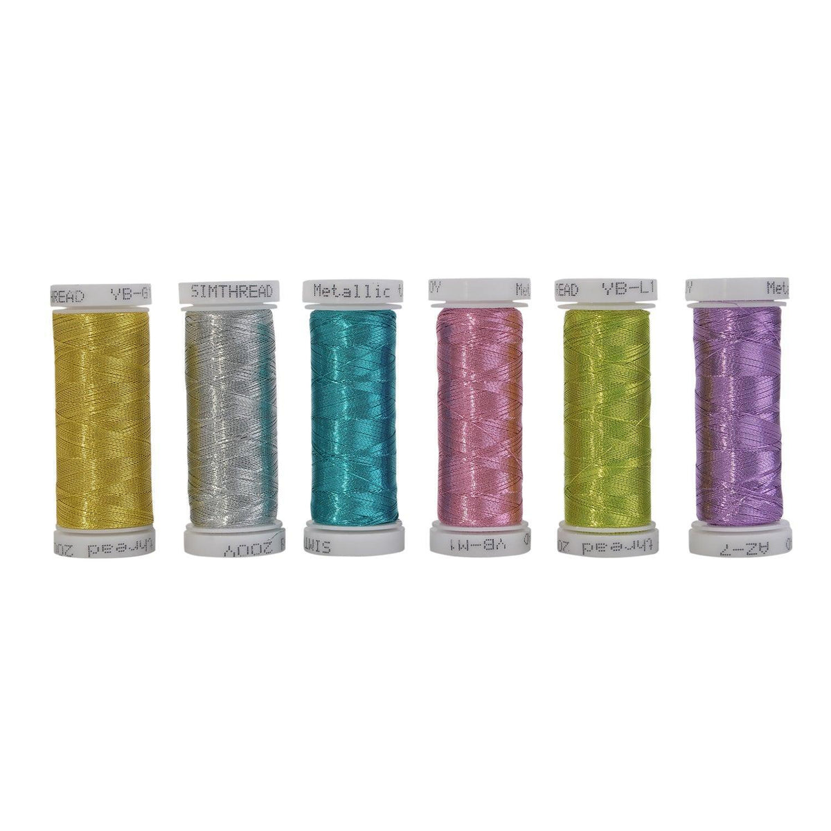 Simthread 6/16/32 Colors Metallic Embroidery Thread - 180M — Simthread ...
