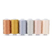 Simthread 6/20 Colors 400 Yards 30wt Corespun All Purpose Sewing Thread Set - Simthread - High Quality Machine Embroidery Thread Supplier