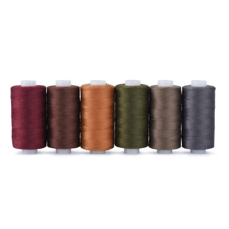 Simthread 6/20 Colors 400 Yards 30wt Corespun All Purpose Sewing Thread Set - Simthread - High Quality Machine Embroidery Thread Supplier