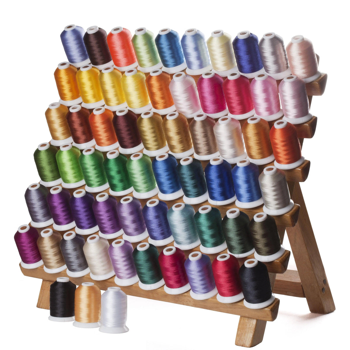 Simthread Gift Box - Embroidery Thread 42 Colors and Tear Away Embroidery  Stabilizers 100pcs 8x8