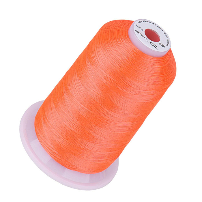 simthread Simthread Embroidery Thread 5500 Yards Fresh green 027, 40wt 100%  Polyester for Brother, Babylock, Janome, Singer, Pfaff, Husqva