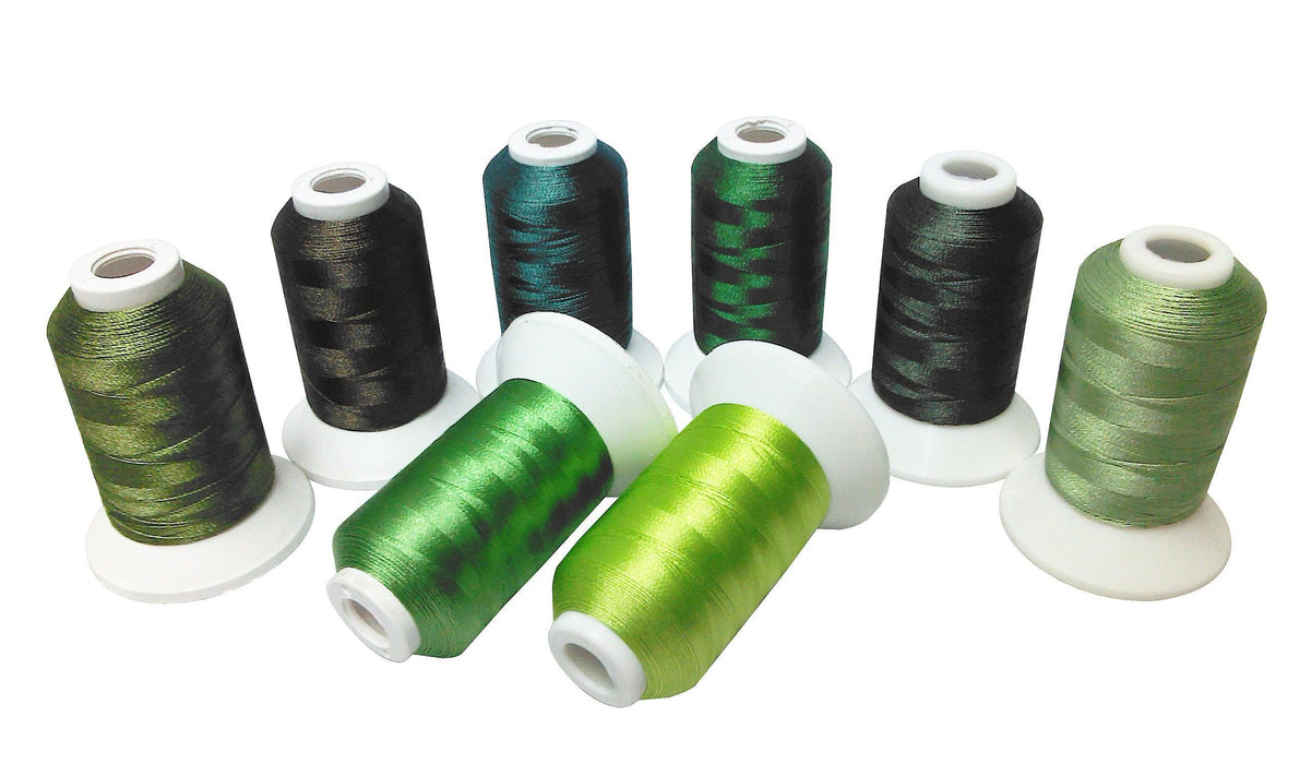 Simthread 8 Colors Embroidery Thread Kit - 500M Simthread LLC