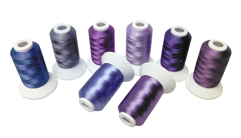 Simthread 8 Colors Embroidery Thread Kit - 500M - Simthread - High Quality Machine Embroidery Thread Supplier
