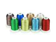 Simthread 8 Colors Metallic Embroidery Thread - 500M - Simthread - High Quality Machine Embroidery Thread Supplier