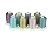 Simthread 8 Colors Metallic Embroidery Thread - 500M - Simthread - High Quality Machine Embroidery Thread Supplier