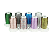 Simthread 8 Colors Metallic Embroidery Thread - 500M - Simthread - High Quality Machine Embroidery Thread Supplier