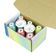 Simthread 8 Colors Metallic Embroidery Thread - 500M - Simthread - High Quality Machine Embroidery Thread Supplier