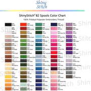 Simthread 82 Colors 500M Embroidery Thread Set - Simthread - High Quality Machine Embroidery Thread Supplier