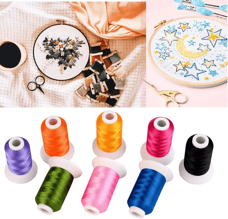 Simthread 82 Colors Embroidery Thread Set- 500M Simthread 