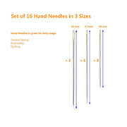 Simthread Black & White 400 Yards 30wt Corespun All Purpose Sewing Thread Set with Hand Needles - Simthread - High Quality Machine Embroidery Thread Supplier