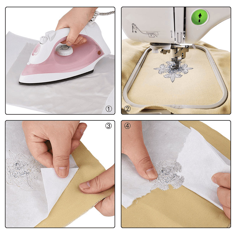 Simthread Fusible Tear Away Stabilizer Backing - 12" x 20M - Simthread - High Quality Machine Embroidery Thread Supplier