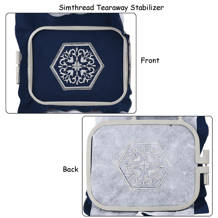 Tear Away Embroidery Stabilizer Backing 3050 20Y - 30CM x 20M — Simthread -  High Quality Machine Embroidery Thread Supplier