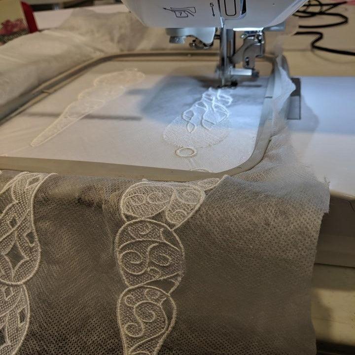 Simthread Water Soluble Embroidery Stabilizer Backing 11.8'' x 10Y - Simthread - High Quality Machine Embroidery Thread Supplier