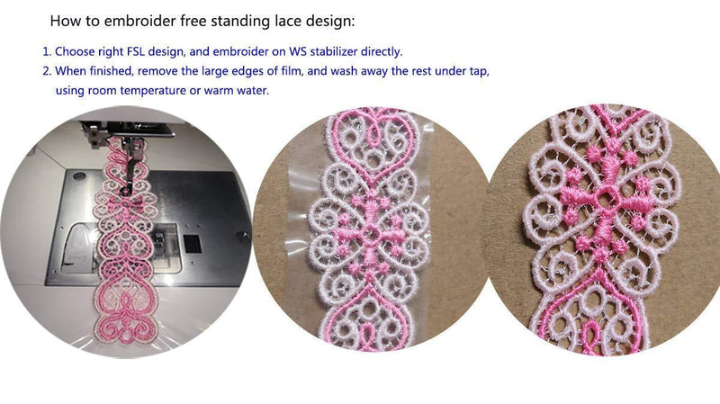 Wash Away Embroidery Stabilizer SF090 30cm*10Y - Simthread - High Quality Machine Embroidery Thread Supplier